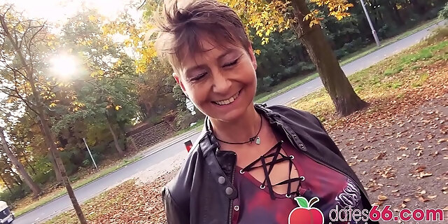 amateur,big cock,blowjob,cum in mouth,cumshot,german,german granny,granny,mature,milf,outdoor,piercing,pov,public,pussy,real,reality,short hair,ugly